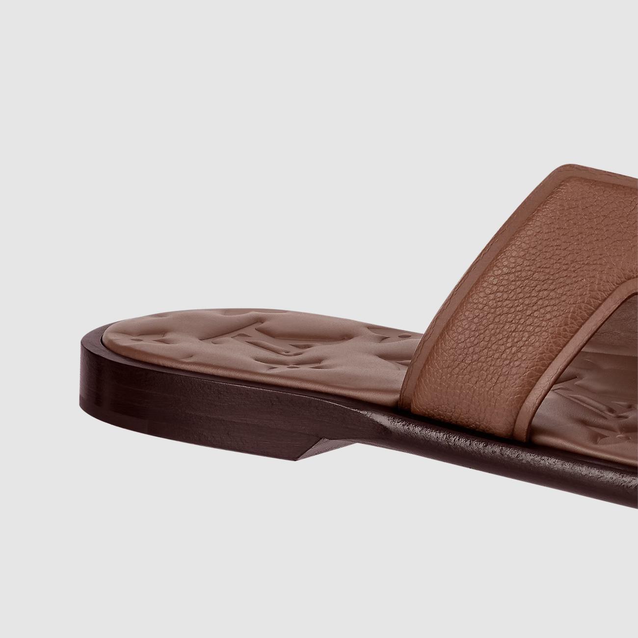 Dép Louis Vuitton Oasis Mule Nam Nâu Moka